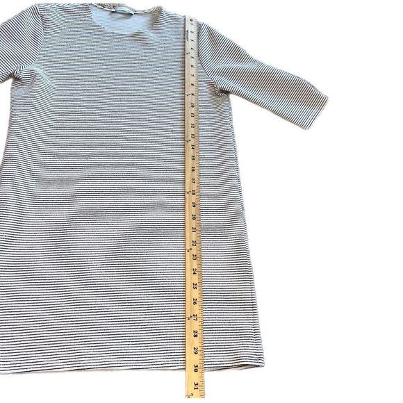 Zara W/B Collection Striped Dress or Tunic. Textured. Size Med. Good Condition! - Picture 7 of 8
